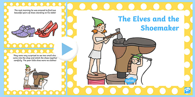 Shoemaker and the elves activities
